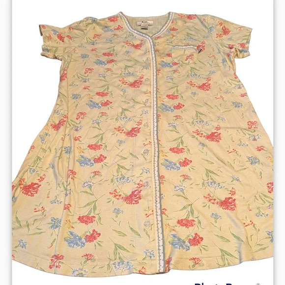 Karen Neuburger floral print nightshirt, size Large - Picture 1 of 3
